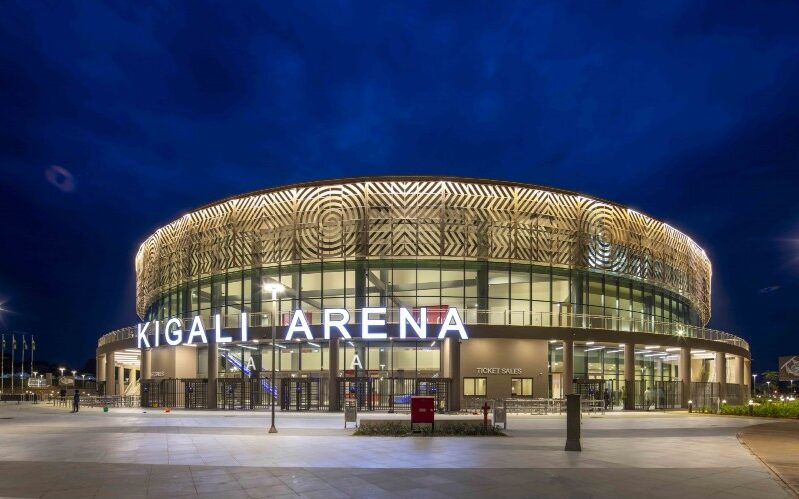 kigali arena sports floodlighting2 stadium lights background video